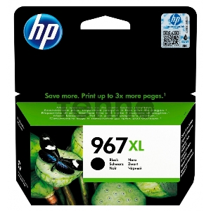 Картридж HP 967XL струйный черный экстраповышенной ёмкости (3000 стр)