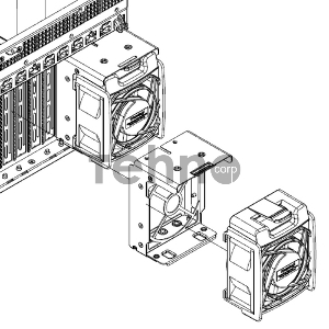 Набор охлаждения Supermicro SC747B X10 Passive GPU Kit