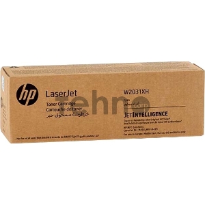 Картридж Cartridge HP 415X для LJ Pro M454/MFP M479/M480f, голубой (6 000 стр.) (желтая упаковка)