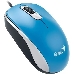 Мышь Genius DX-110 Blue, оптическая, 1200 dpi, 3 кнопки, USB, фото 1