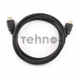 Кабель HDMI Gembird/Cablexpert, 0.5м, v1.4, 19M/19M, черный, позол.разъемы, экран(CC-HDMI4-0.5M)