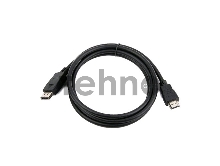 Кабель Cablexpert  DisplayPort->HDMI, 5м, 20M/19M, черный, экран, пакет