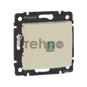 Электроустановочные изделия Legrand Legrand 774326 Valena Переключатель 2напр 10A с подсв, сл. кость