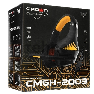 Гарнитура игровая CROWN CMGH-2003 Black&orange
