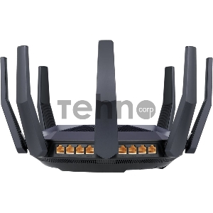 Роутер ASUS RT-AX89X //802.11b/g/n/ac/ax, до 1148+4804 бит/c, 2,4 + 5 гГц, 8 антенны, USB, GBT LAN ; 90IG04J1-BM3010