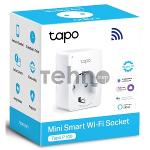 Умная мини Wi-Fi розетка TP-Link TAPO P100(1-PACK)