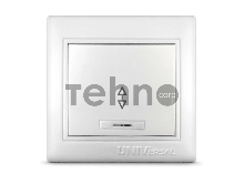 Выключатель проходной 1-кл. СП Севиль 10А IP20 с подсветкой бел. UNIVersal С0125