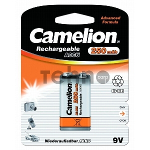 Аккумулятор Camelion 9V-250mAh Ni-Mh BL-1 аккум-р,9В 5014