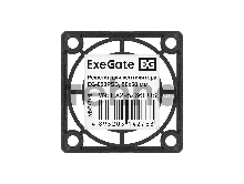 Решетка для вентилятора 50х50 ExeGate EG-050PSB (50х50 мм, пластиковая, квадратная, черная)