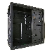 Корпус Minitower Exegate EX272748RUS QA-412U Black, mATX, <XP600, Black, 120mm>, 2*USB+2*USB3.0, Audio, фото 2