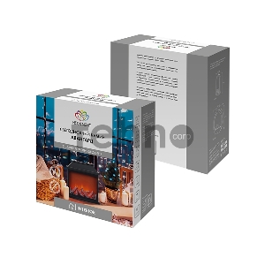 Светодиодный камин «Авангард» с эффектом живого огня 30х13х30 см, батарейки 3хС (не в комплекте) или от USB (в комплекте)