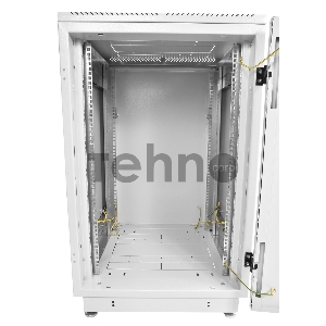 Шкаф телекоммуникационный напольный 27U (600x1000) дверь перфорированная (3 места), [ ШТК-М-27.6.10-44АА ]