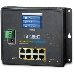 Коммутатор PLANET IP30, IPv6/IPv4, L2+ 8-Port 10/100/1000T 802.3at PoE + 2-Port 1G/2.5G SFP Wall-mount Managed Switch with LCD touch screen (-20~70 degrees C, dual power input on 48-56VDC terminal block and power jack, ERPS Ring, 1588, Modbus TCP, ONVIF, SNMPv3, 802.1Q VLAN, IGMP Snooping, SSL, SSH, ACL, supports 100FX, 1000X and 2.5G SFP), фото 4