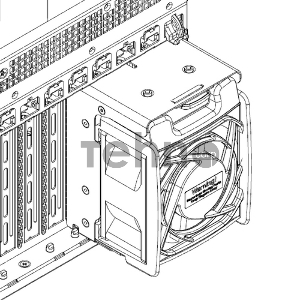 Набор охлаждения Supermicro SC747B X10 Passive GPU Kit
