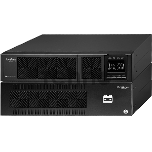 ИБП Systeme Electriс Smart-Save Online SRV, 6000VA/5400W, On-Line, Extended-run, Rack 5U(Tower convertible), LCD, Out: Hardwire, SNMP Intelligent Slot, USB, RS-232