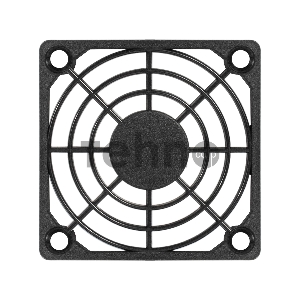 Решетка для вентилятора 60x60 ExeGate EG-060PSB (60x60 мм, пластиковая, квадратная, черная)
