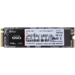 Накопитель SSD M.2 Netac 1.0Tb N930E Pro Series <NT01N930E-001T-E4X> Retail (PCI-E 3.1 x4, up to 2080/1700MBs, 3D TLC/QLC, NVMe 1.3, 22х80mm)