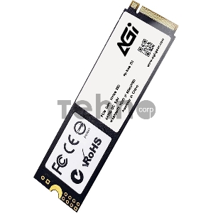 Твердотельный накопитель M.2 2280 1TB AGI AI218 Client SSD PCIe Gen 3x4 3D TLC (AGI1T0GIMAI218) (610644)