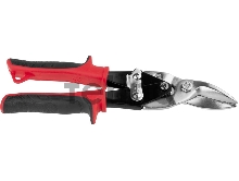 Ножницы JCB JAS002 по металлу рычажные, хромованадиевая сталь, двухкомпонентная ручка, левые, 250мм