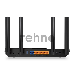 Роутер беспроводной TP-Link Archer AX55 AX3000 10/100/1000BASE-TX черный