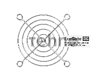 Решетка для вентилятора 70x70 ExeGate EG-070MR (70x70 мм, металлическая, круглая, никель)