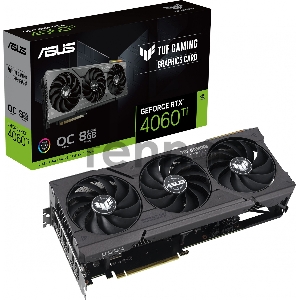 Видеокарта Asus PCI-E 4.0 TUF-RTX4060TI-O8G-GAMING NVIDIA GeForce RTX 4060TI 8192Mb 128 GDDR6 2520/18000 HDMIx1 DPx3 HDCP Ret