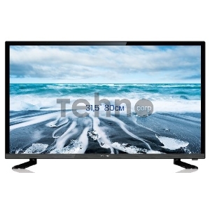 Телевизор YUNO 32 ULM-32TC114, HD Ready (1366x720), 16:9, DVB-T2+C, Ci+ slot, USB HD-Медиаплеер (MKV, MOV, AVI, DivX, Xvid), 3xHDMI