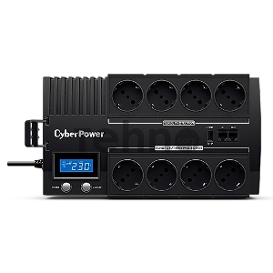 Источник бесперебойного питания CyberPower BR700ELCD 700VA/420W USB/RJ11/45 (4+4 EURO)