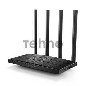 Роутер беспроводной TP-Link Archer C6U AC1200 10/100/1000BASE-TX/4G ready черный