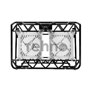 Подставка для ноутбука STM IP33 Black STM Laptop Cooling IP33 Black (17,3, 2x(120x120),   plastic+metal mesh)