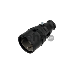 Розетка переносная влагозащищенная, с/з, 16 А, IP20/44  каучук REXANT