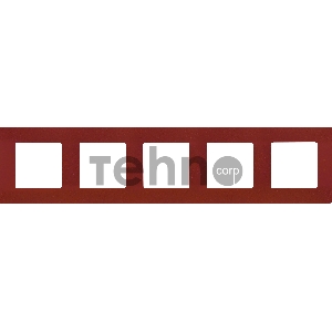 Рамка 5 постов, цвет какао ETIKA 