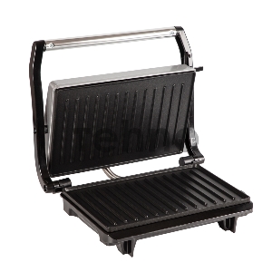 Электрогриль ENDEVER Grillmaster 115, 1500 Вт, авто терморегулятор, антипригарное покрытие, индикатор нагрева, серебристый/черный