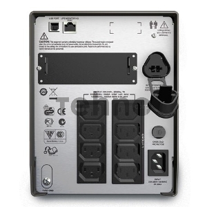 Источник бесперебойного питания APC Smart-UPS SMT1500I 1000Вт 1500ВА черный