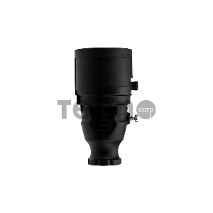 Розетка переносная влагозащищенная, с/з, 16 А, IP20/44  каучук REXANT