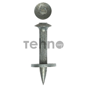 Дюбель гвоздевой оцинкованный, с насаженной шайбой, 30 х 3.7 мм, 15 шт, ЗУБР