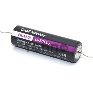Батарейка GoPower 14505 bulk Li-SOCl2 3.6V (1/50/300)