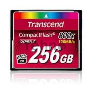 Флеш карта CF 256GB Transcend, 800X