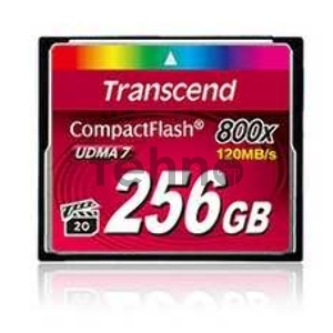 Флеш карта CF 256GB Transcend, 800X Флеш карта CF 256GB Transcend, 800X
