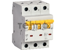 Автоматический выключатель IEK ВА47-60МА без тепл. расцеп. 3P 20А 6кА D