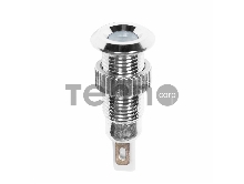 Индикатор металл Ø8 12В белый LED  REXANT