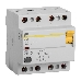 Выключатель дифференциального тока (УЗО) 4п 40А 100мА тип AC ВД1-63 ИЭК MDV10-4-040-100, фото 4