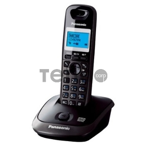 Телефон Panasonic KX-TG2521RUT (титан) {АОН, Caller ID,спикерфон,голосовой АОН,полифония,цифровой автоответчик}