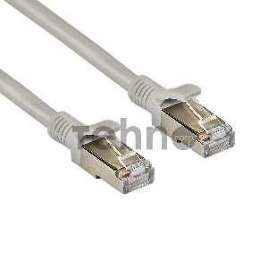 Патч-корд Exegate EX272309RUS FTP кат. 5e,  1м Exegate серый