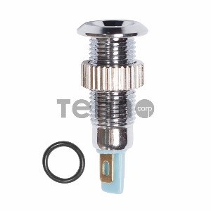 Индикатор металл Ø8 12В белый LED  REXANT