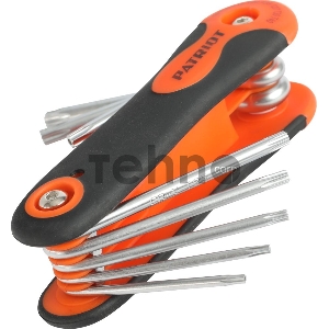 Набор ключей PATRIOT SKT-8F, TORX, T9-T40 складные, CRV, 8-в-1