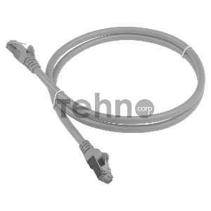 Патч-корд LANMASTER LSZH FTP кат.6, 3.0 м, серый