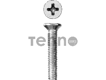 Винт DIN 965, M3 x 16 мм, 5 кг, кл. пр. 4.8, оцинкованный, ЗУБР