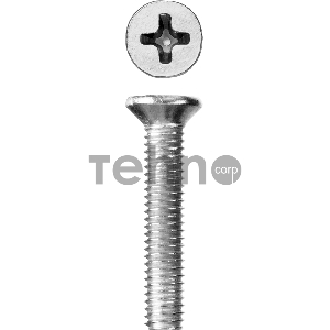 Винт DIN 965, M3 x 16 мм, 5 кг, кл. пр. 4.8, оцинкованный, ЗУБР