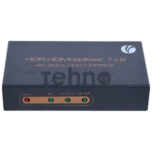 Разветвитель HDMI Spliitter 1=>2  2.0v, VCOM <DD422>
